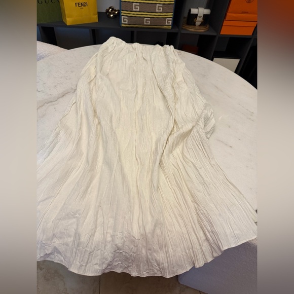 Zara Hemp Elegant White Strapless Dress - Picture 8 of 10